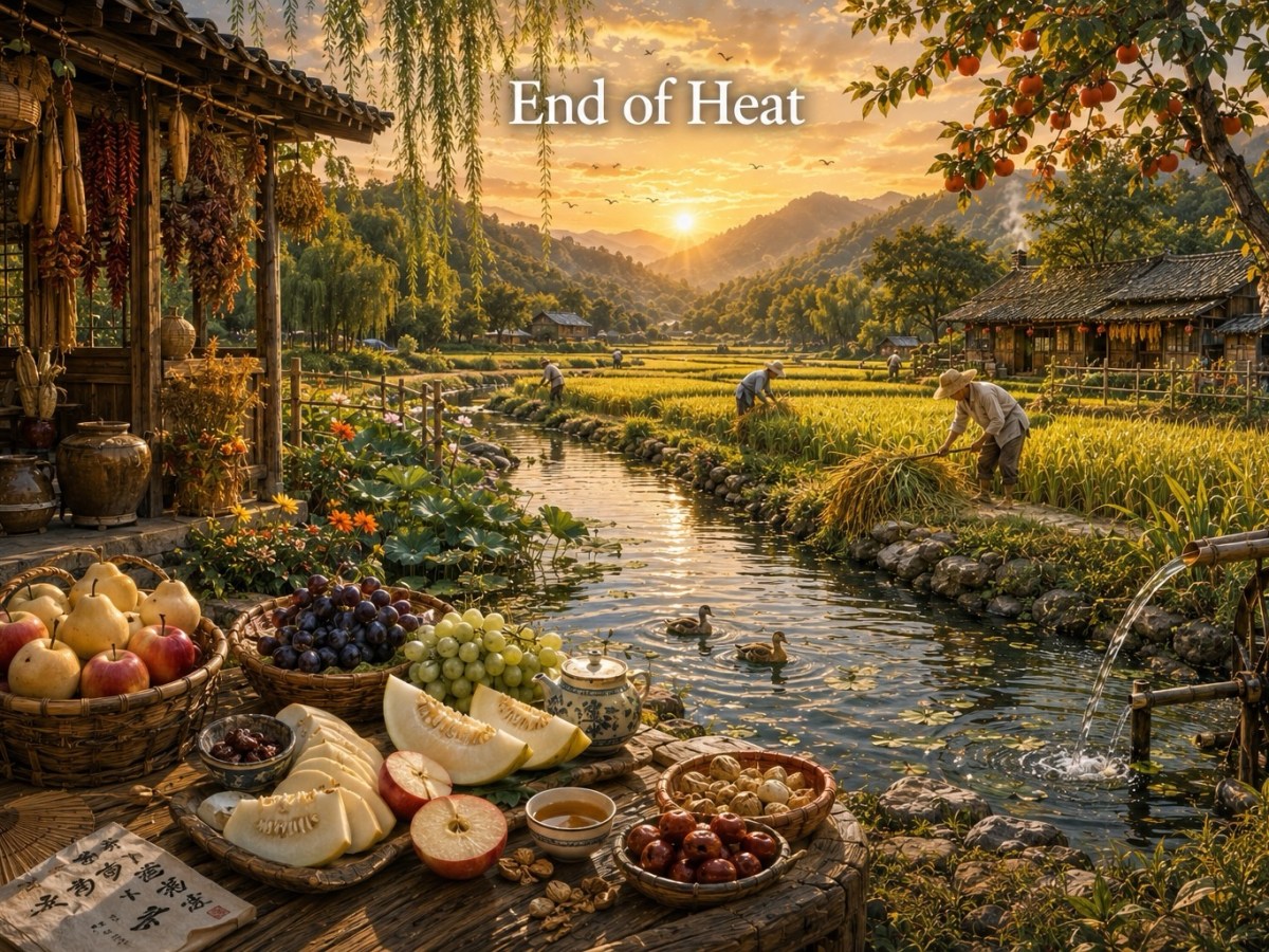 Chùshǔ – “End of Heat” – around the 24th&nbsp;August&nbsp;