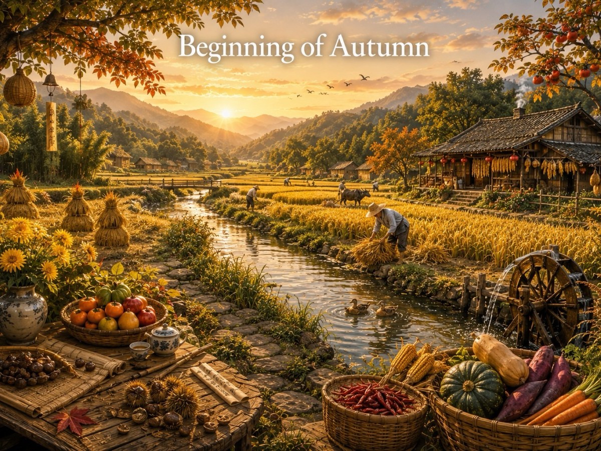 Lì Qiū – Beginning of Autumn – 7th–9th August – The First Solar Term of&nbsp;Autumn
