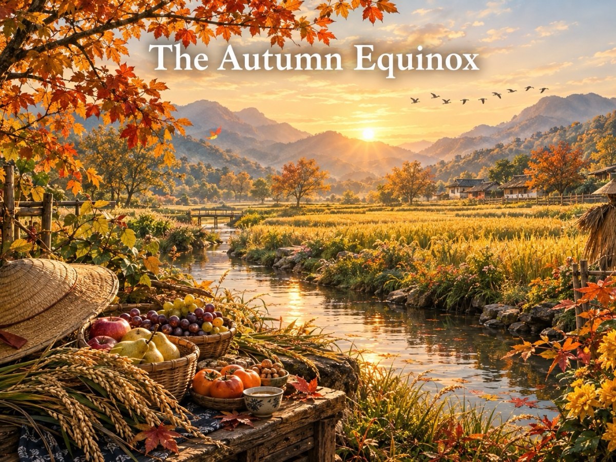Qiu Fēn, the Autumn Equinox – 21st&nbsp;September
